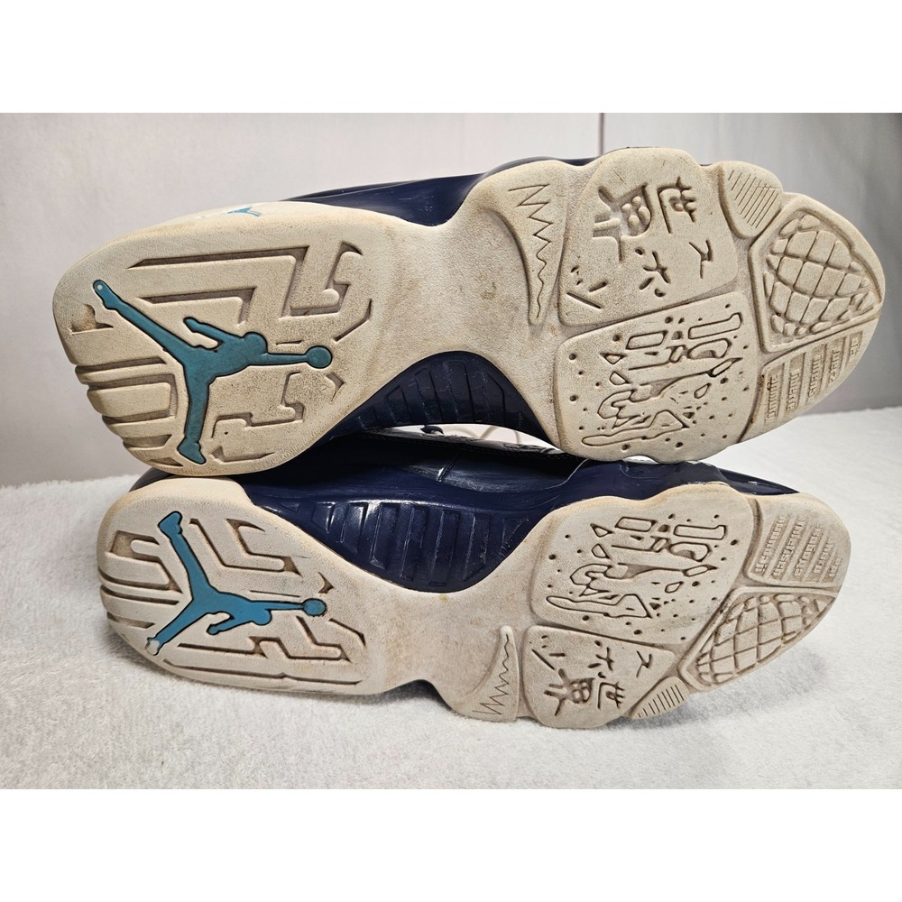 Air Jordan 9 Retro "Pearl Blue" White/Navy Men's Sneakers – Size 11 - Picture 13 of 13